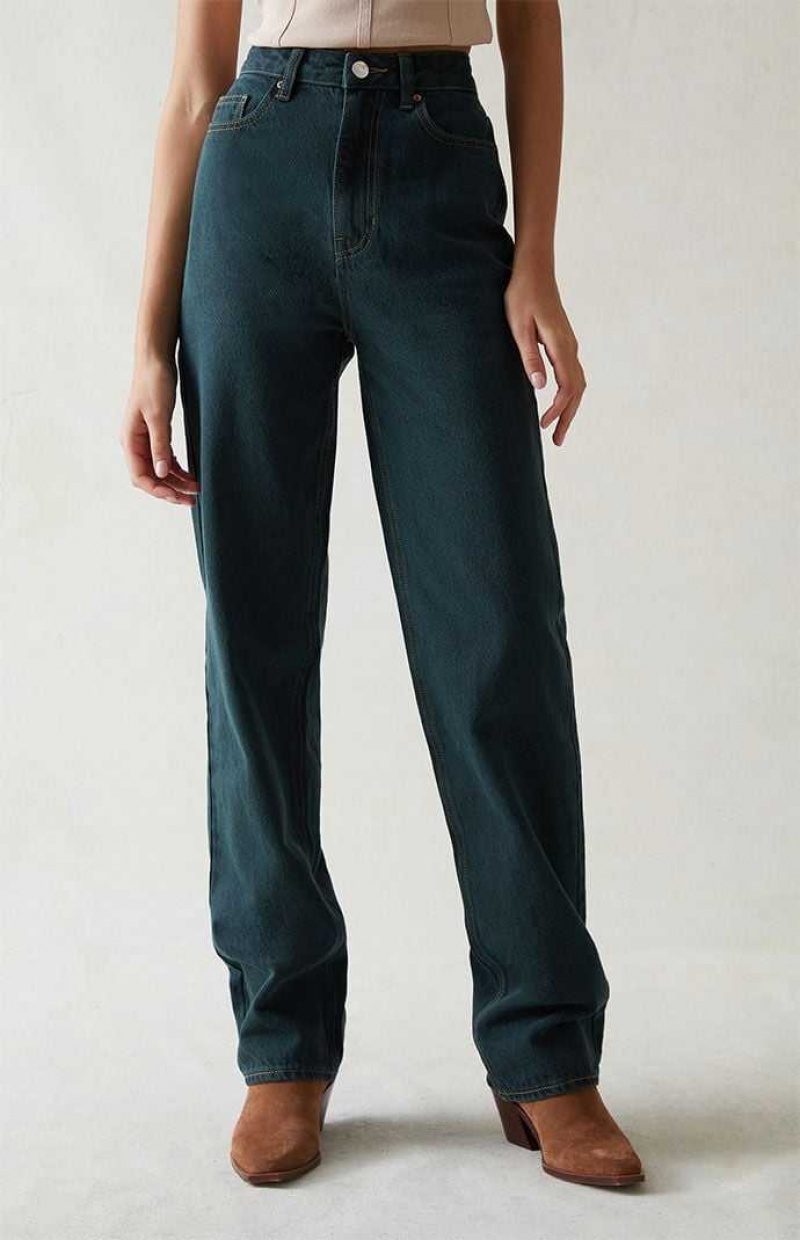 GREEN PacSun Eco Green \'90s Boyfriend Jeans | WGCIODH-28