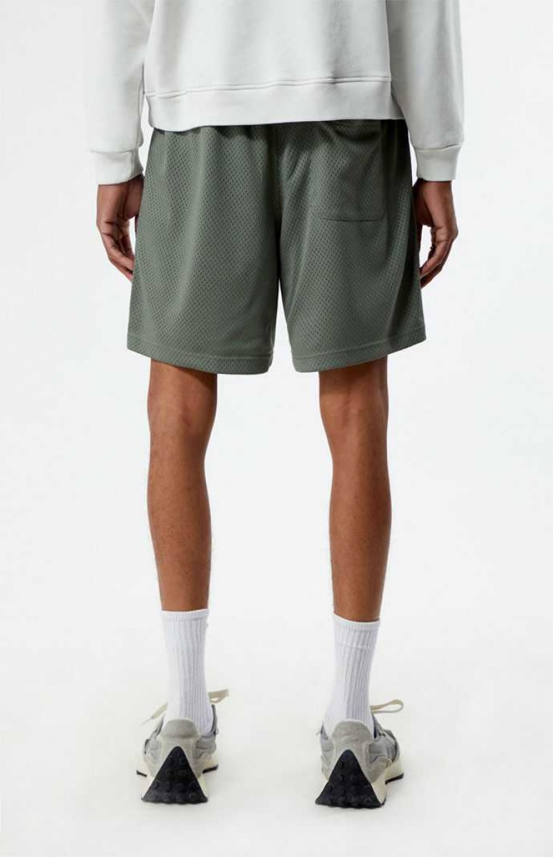 GREEN PacSun Pacific Sunwear Mesh Shorts | JGHIQDZ-13