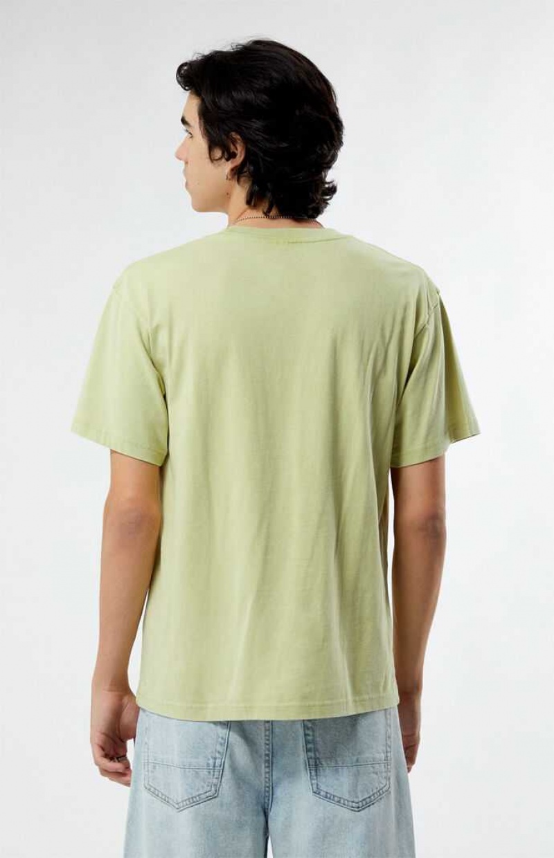 GREEN PacSun Pacific Sunwear Trippy T-Shirt | MRZSJIA-58