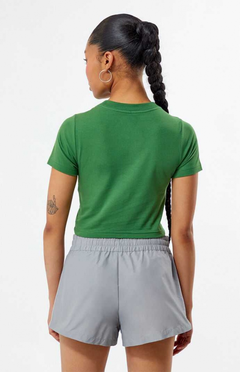 GREEN PacSun Pilates Baby T-Shirt | DBWUHNQ-50