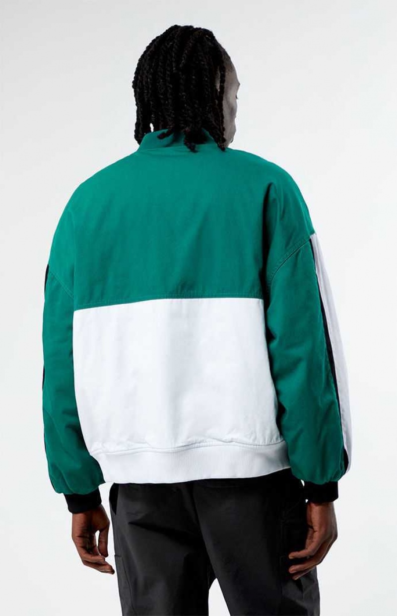 GREEN PacSun Rage Racing Jacket | WEKHYBX-12