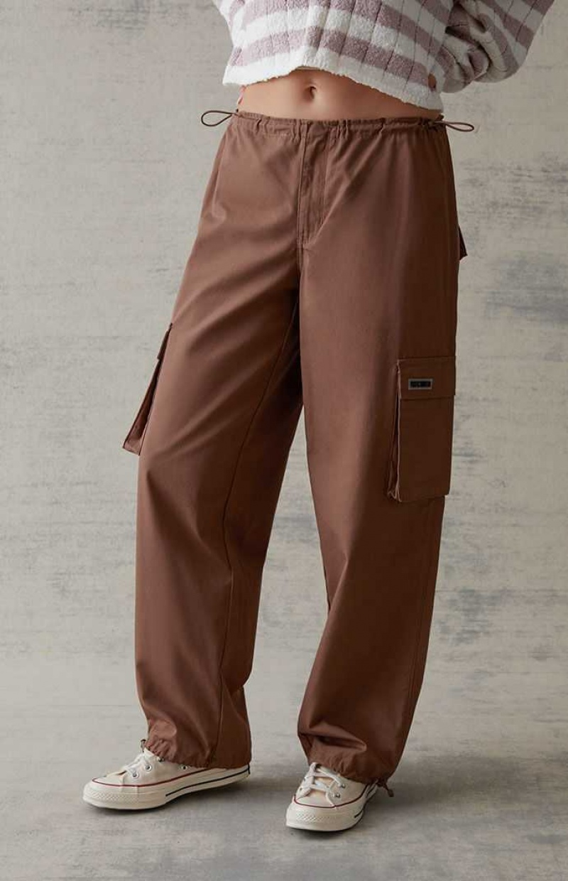 HAZELNUT PacSun Baggy Cargo Pull-On Pants | RHWMEIK-27