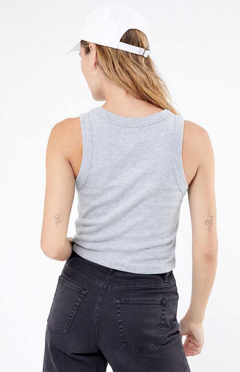 HEATHER / HEATHER GRAY PacSun Pacific Sunwear 1980 Tank Top | KFPSNHR-52