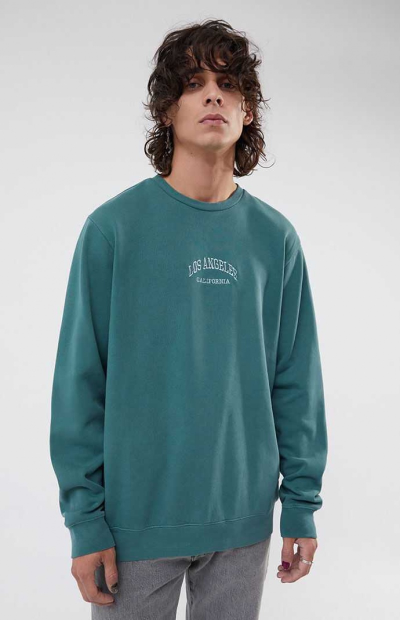 JASPER PacSun LA Embroidery Crew Neck Sweatshirt | CAKLZQX-46