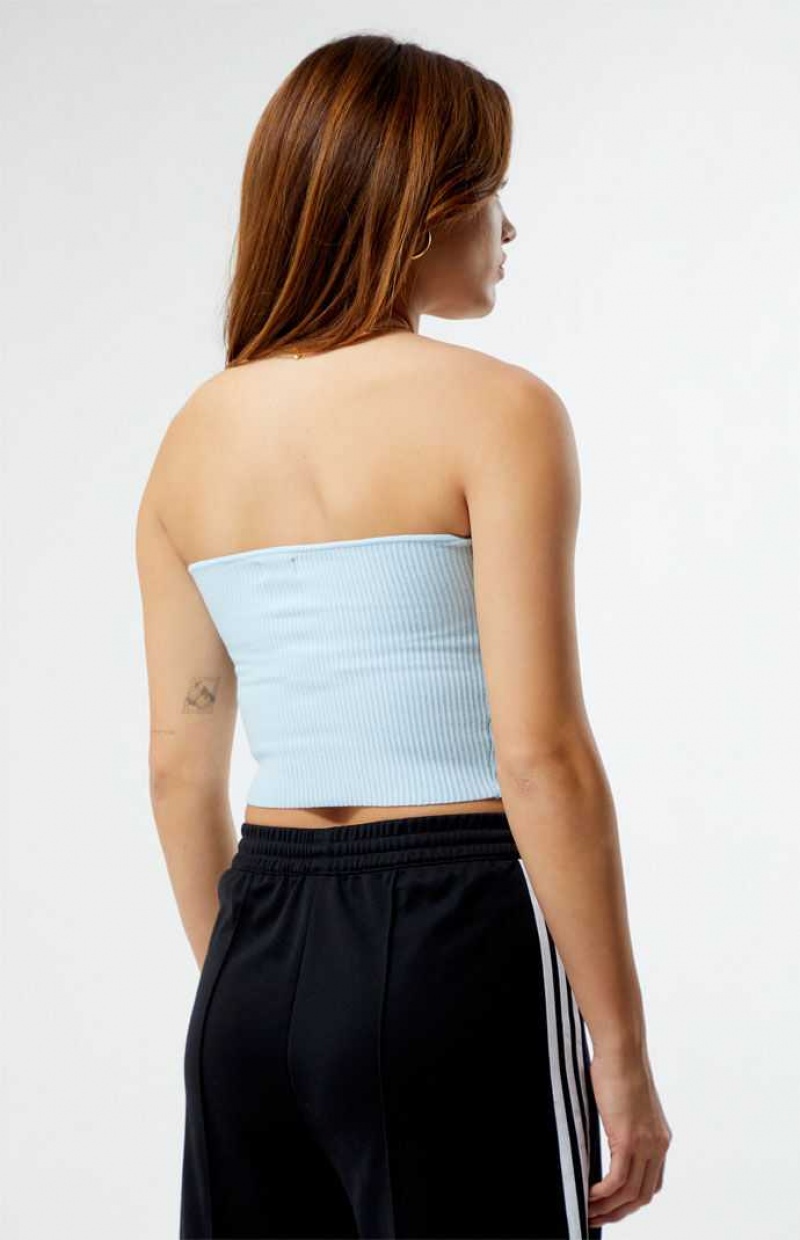 LIGHT BLUE PacSun Basic Sweater Tube Top | UBXLDWS-69