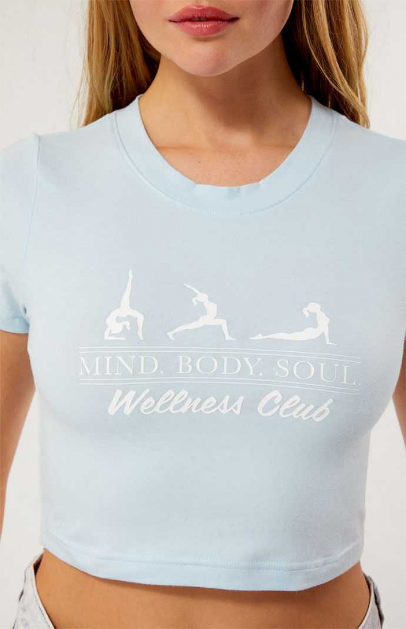 LIGHT BLUE PacSun Wellness Baby T-Shirt | XSTDVEM-80