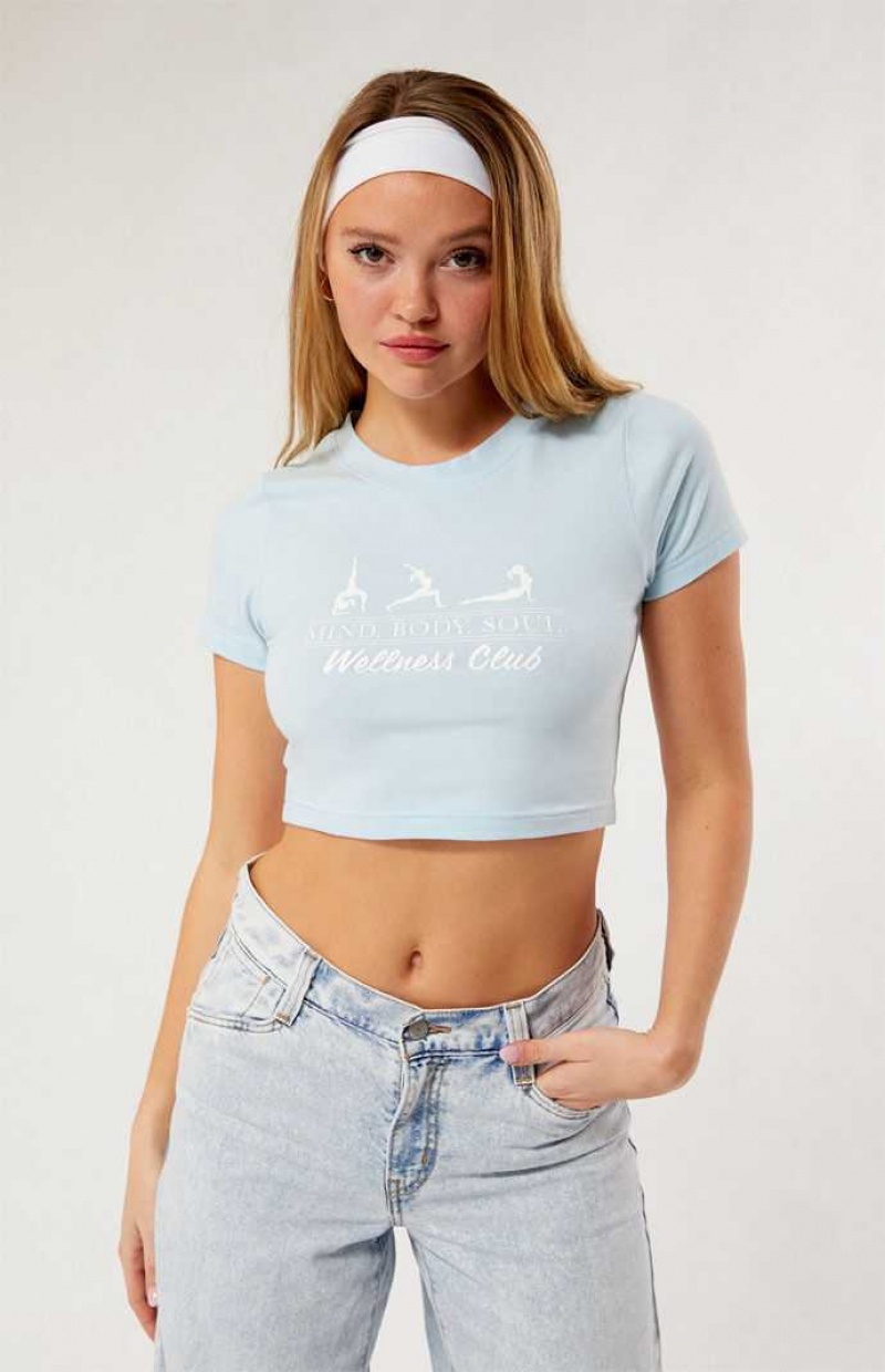 LIGHT BLUE PacSun Wellness Baby T-Shirt | XSTDVEM-80