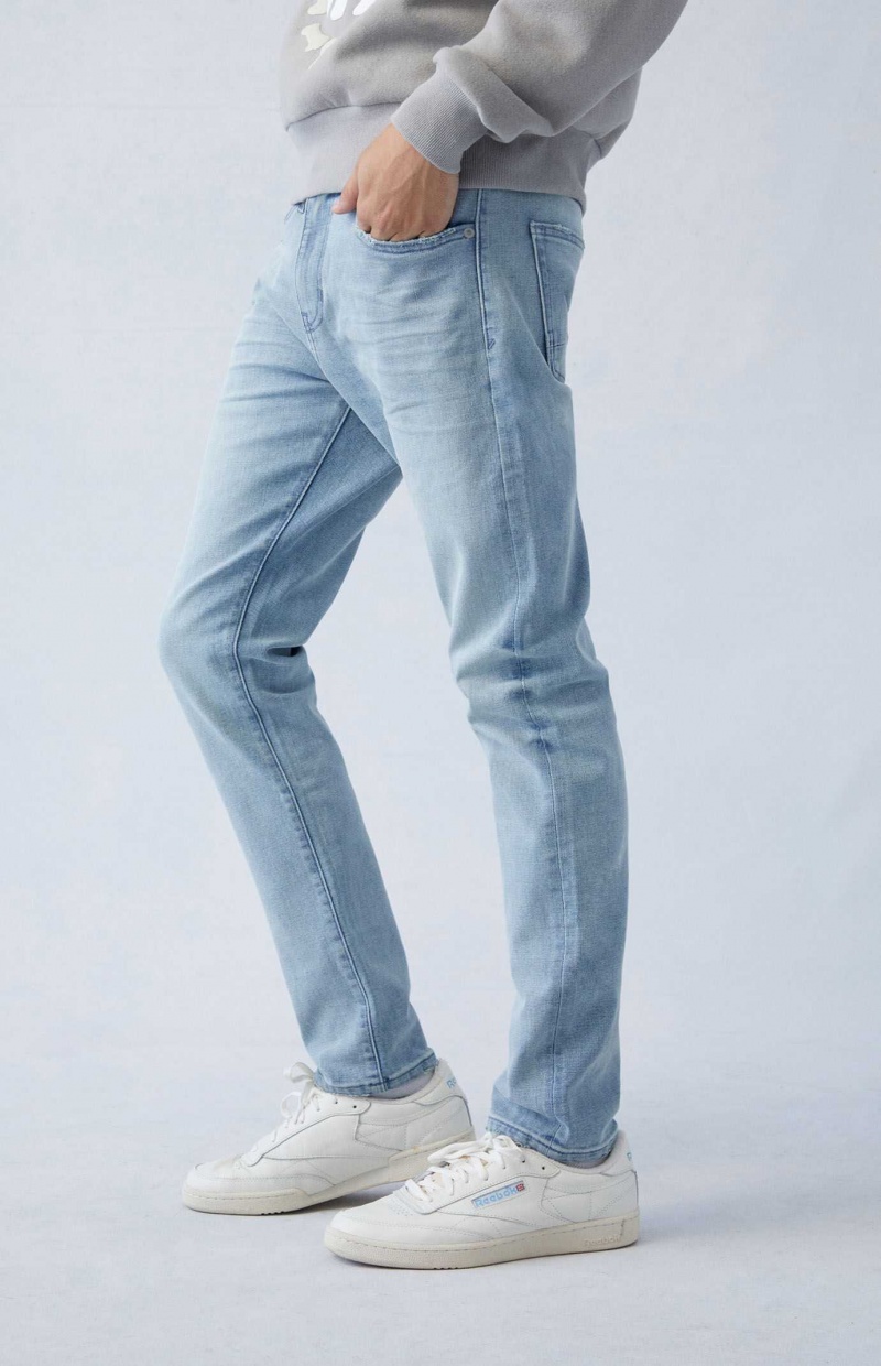 LIGHT INDIGO PacSun Eco Comfort Stretch Light Indigo Slim Jeans | CDNZOMY-95