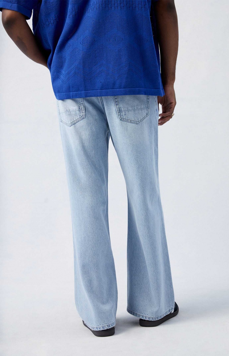 LIGHT INDIGO PacSun Indigo Extreme Baggy Jeans | SQCHTAN-04