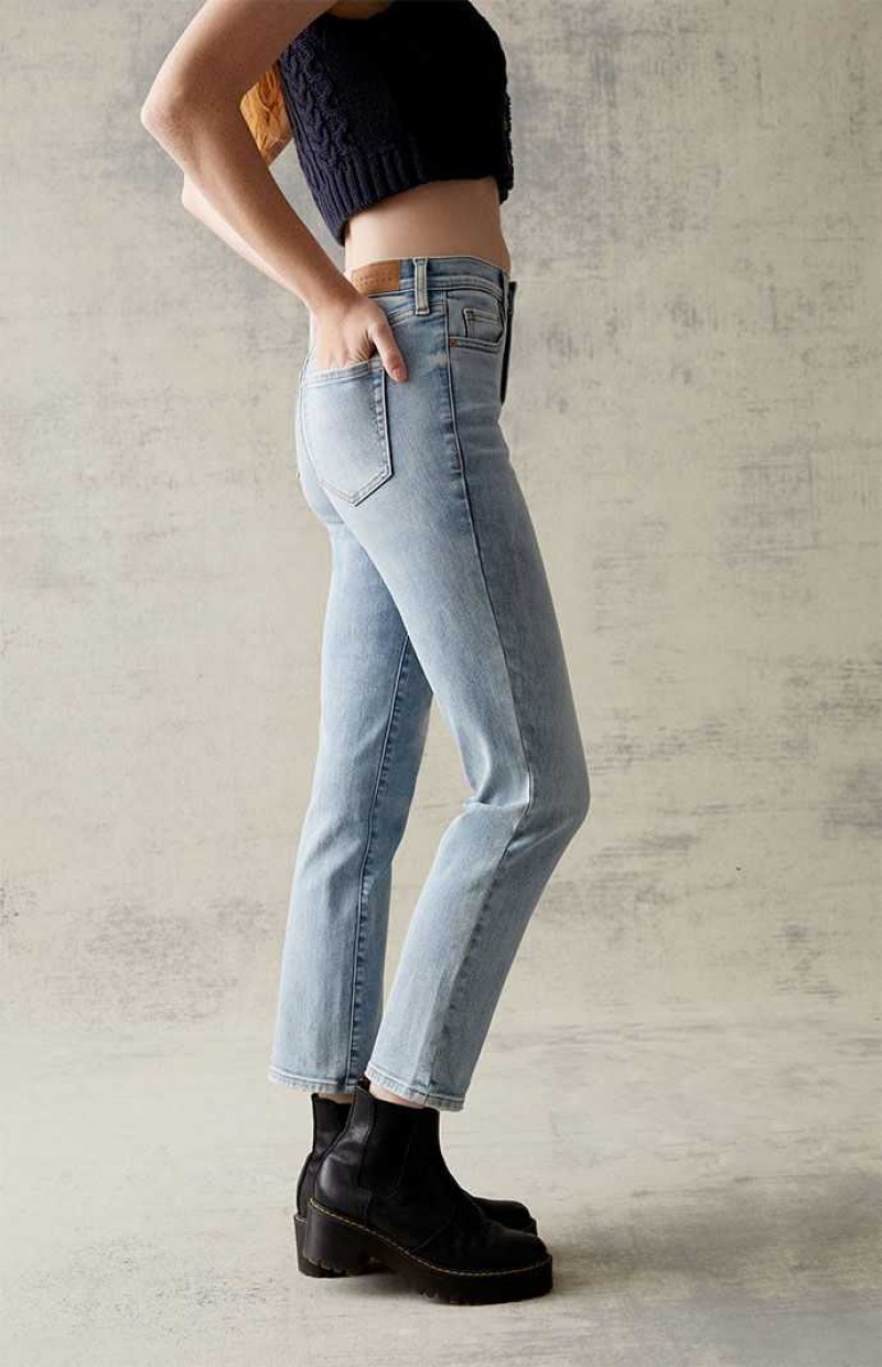 LIGHT INDIGO PacSun Light Blue Stretch Vintage Skinny Jeans | SDNGOPX-05