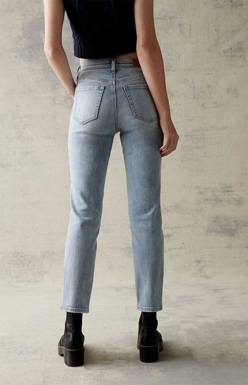 LIGHT INDIGO PacSun Light Blue Stretch Vintage Skinny Jeans | SDNGOPX-05