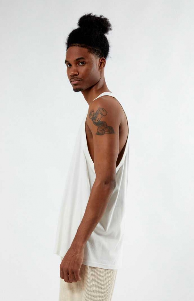 MARSHMALLOW PacSun PS Basics Eco Marshmallow Tank Top | LFRYUKC-15