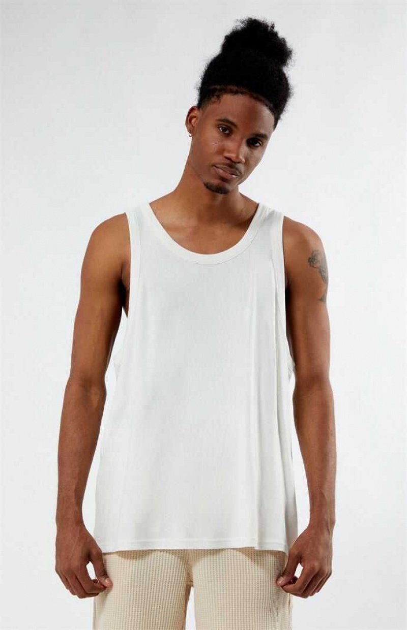 MARSHMALLOW PacSun PS Basics Eco Marshmallow Tank Top | LFRYUKC-15