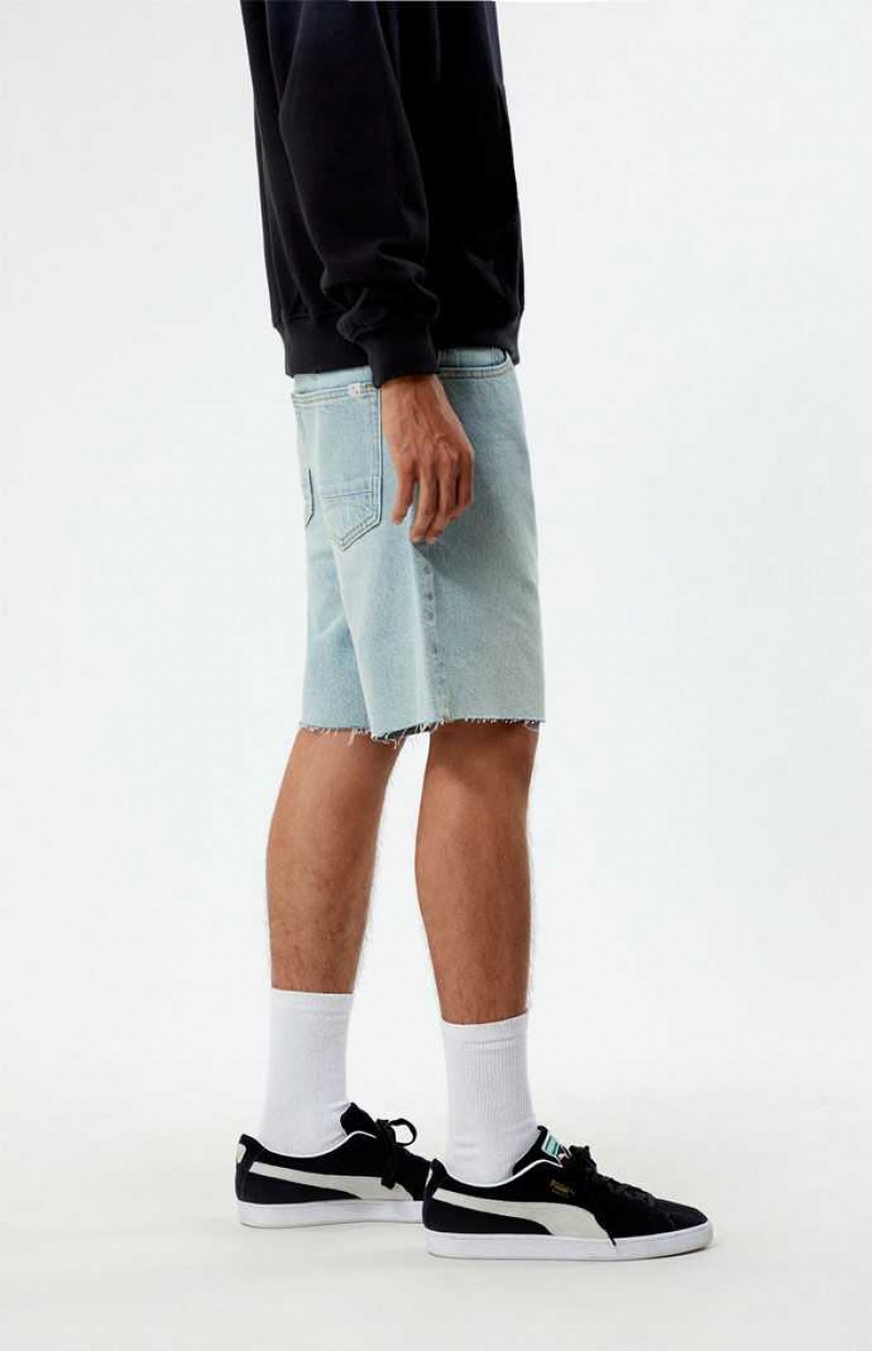 MEDIUM INDIGO PacSun Eco Denim Cutoff Shorts | MSWINKC-85