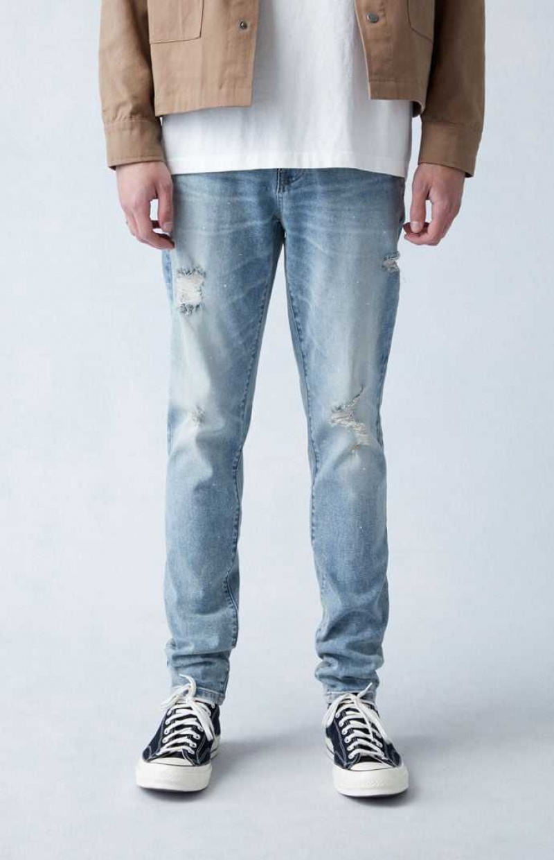 MEDIUM INDIGO PacSun Eco High Stretch Indigo Skinny Jeans | BLCNHAP-89