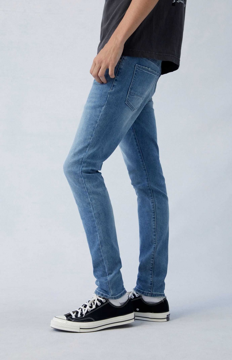 MEDIUM INDIGO PacSun Eco High Stretch Indigo Skinny Jeans | LZIQPFS-54