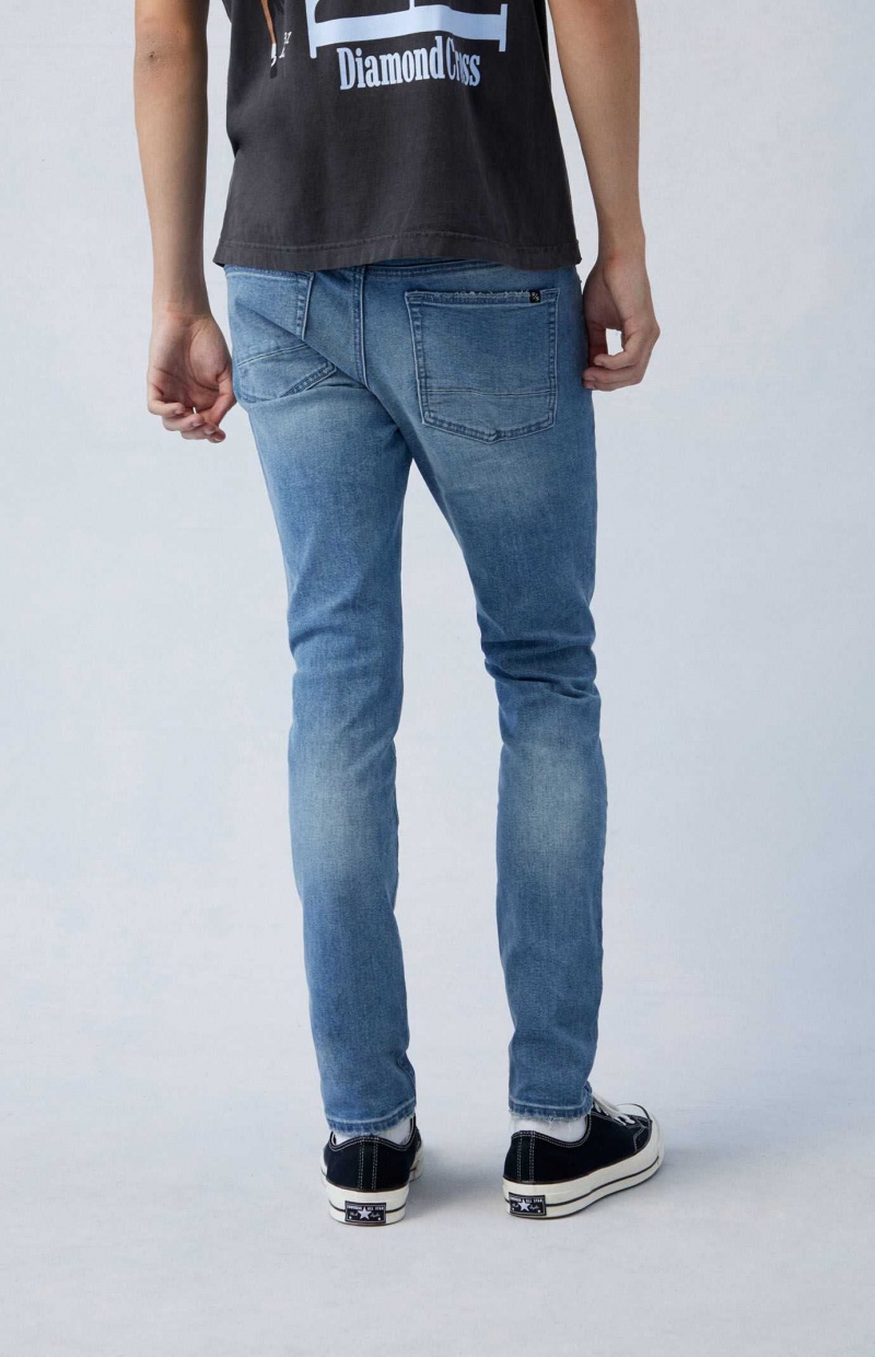 MEDIUM INDIGO PacSun Eco High Stretch Indigo Skinny Jeans | LZIQPFS-54