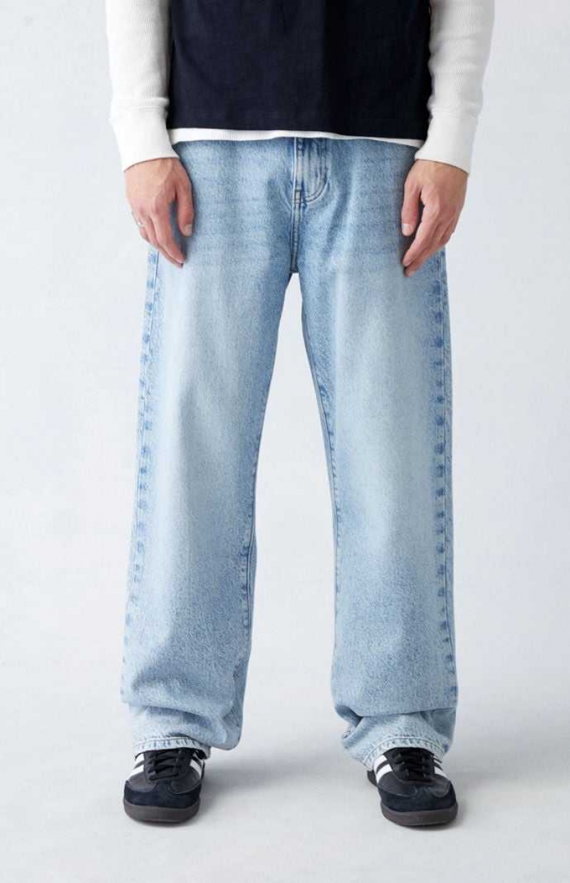 MEDIUM INDIGO PacSun Eco Indigo Baggy Jeans | NUSEMDK-80