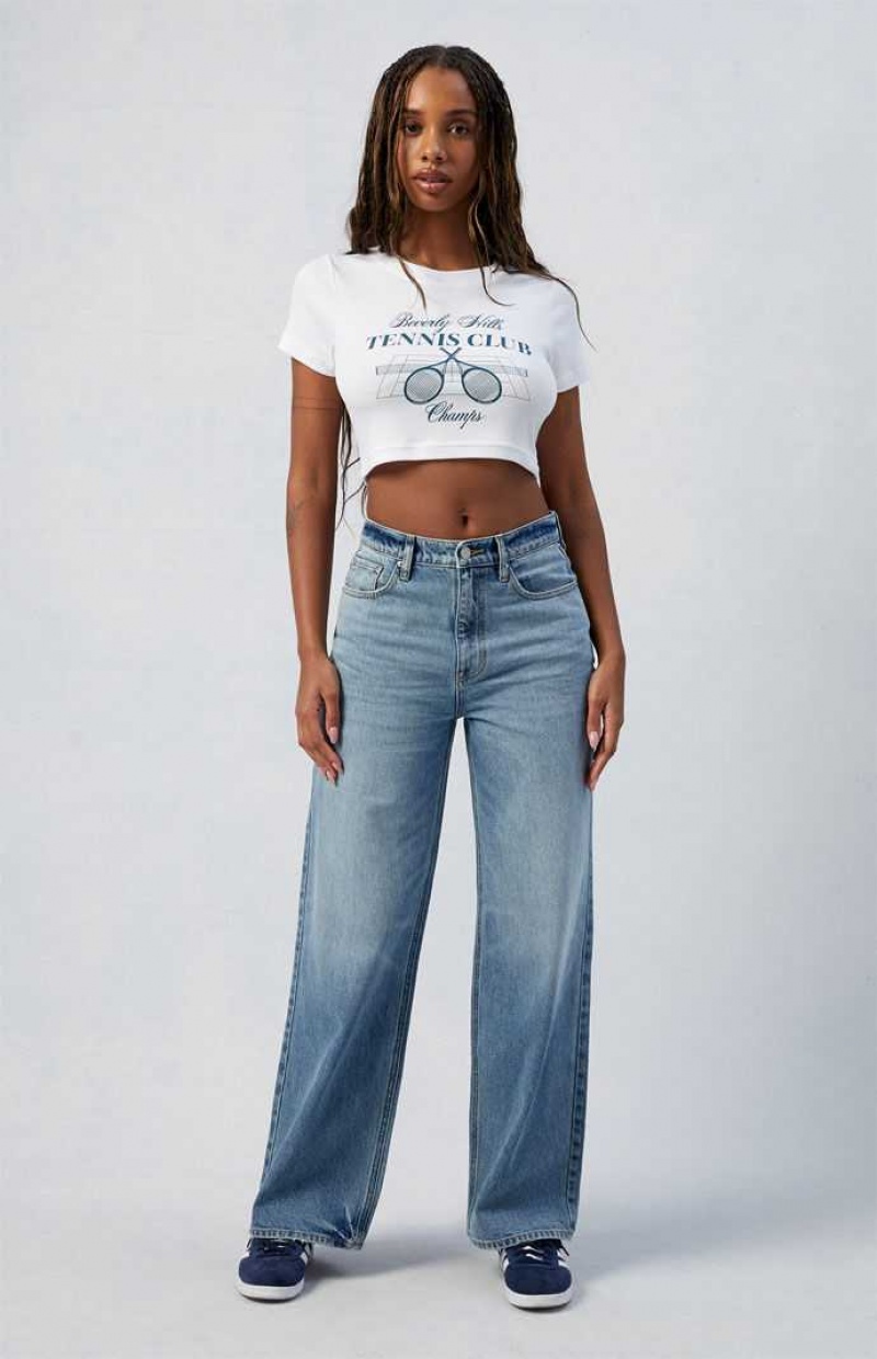 MEDIUM INDIGO PacSun Eco Medium Indigo Cali Boyfriend Jeans | NAKMHFB-10