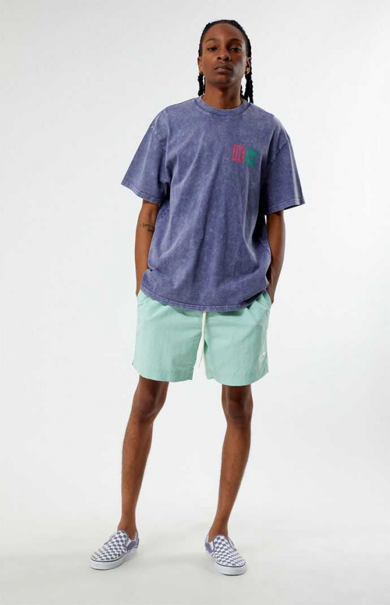 MINT PacSun Mint Nylon Collegiate 6.5" Swim Trunks | XZFSOCB-12