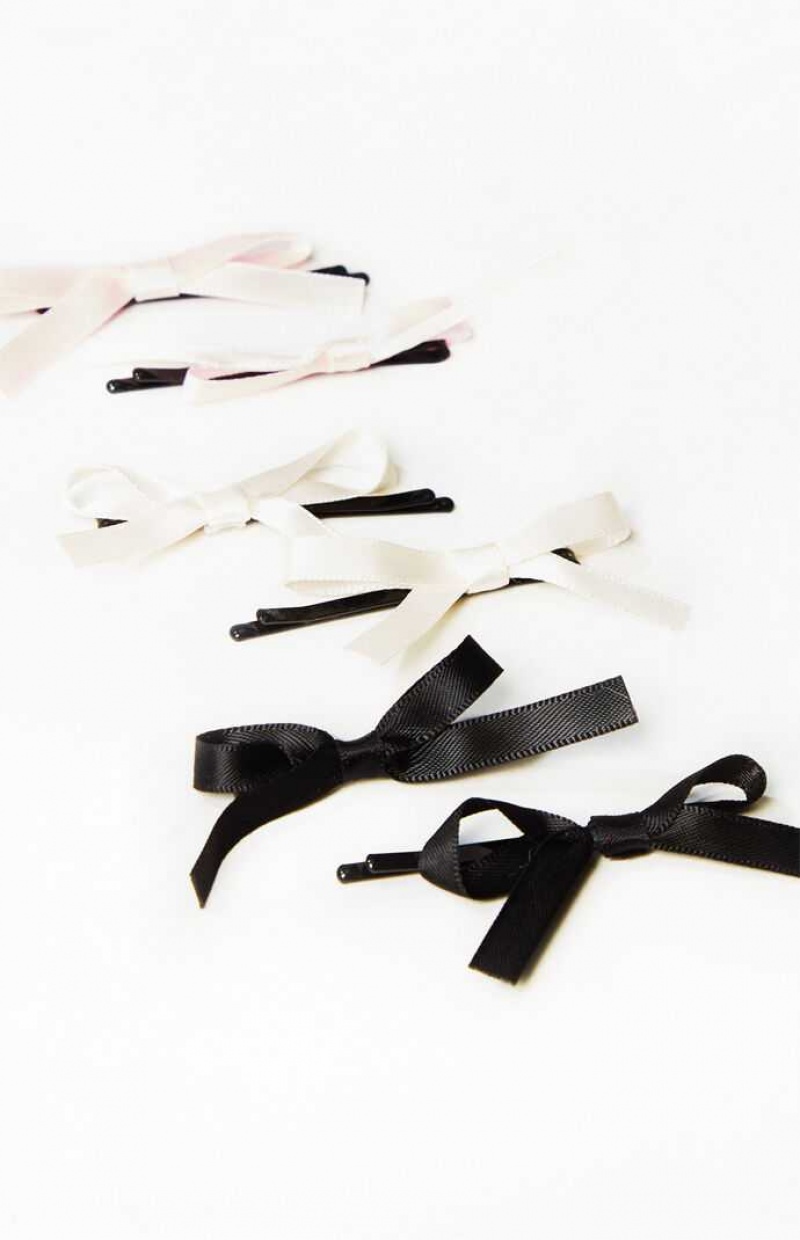 MULTI PacSun 6 Pack Mini Bow Hair Clips | EJMCFQK-31