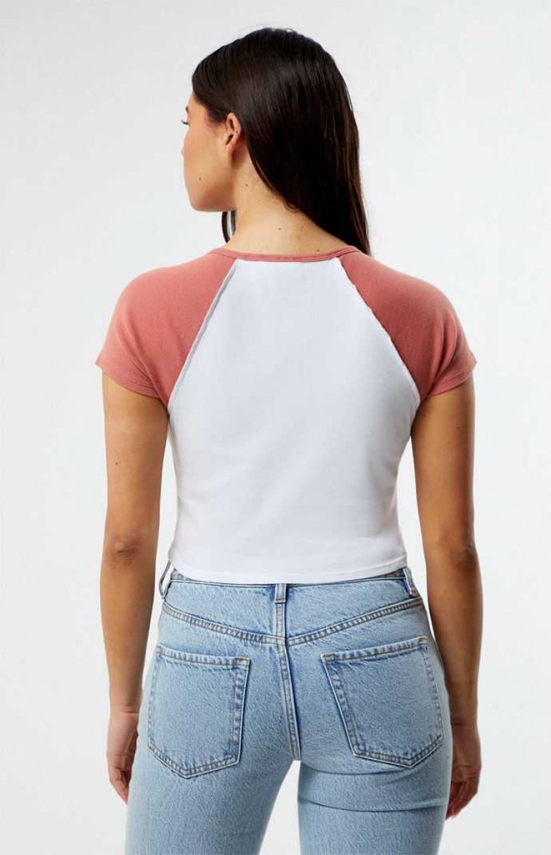 MULTI PacSun Delicious Strawberries Raglan T-Shirt | FNBDJYE-27