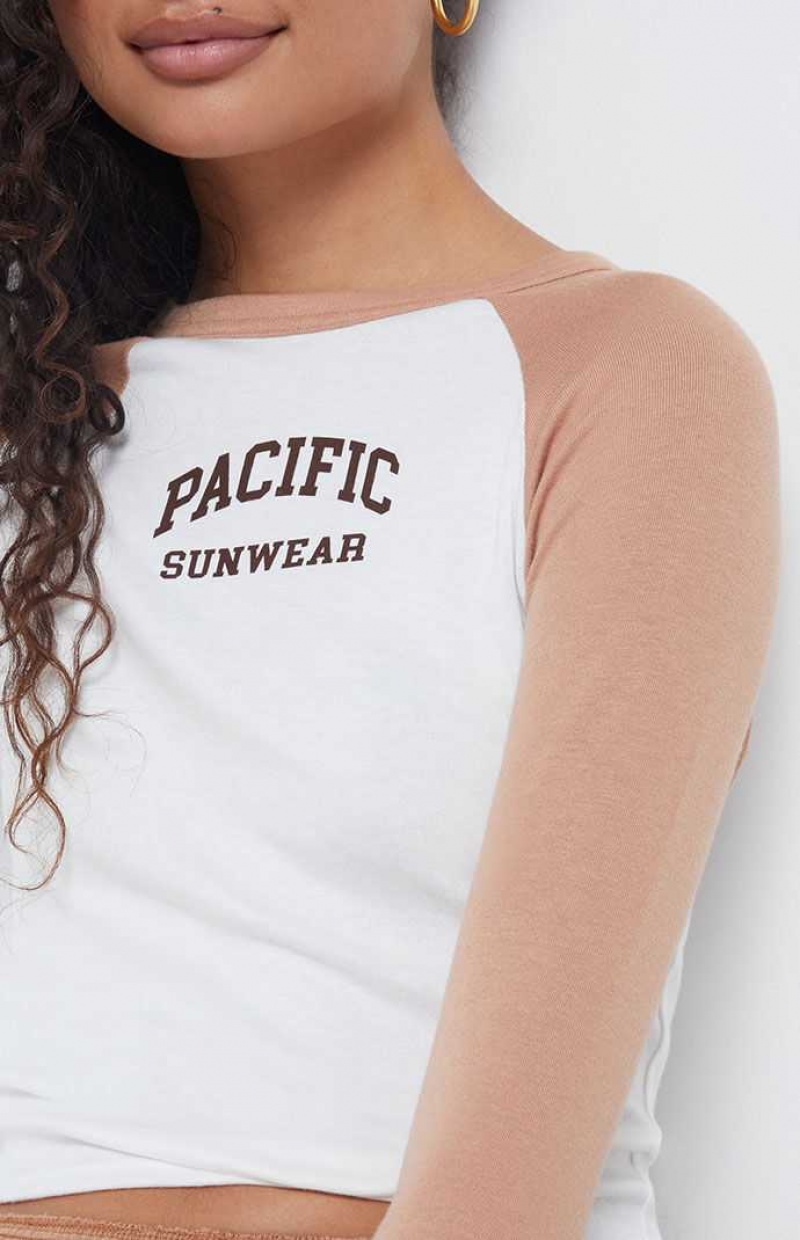 MULTI PacSun Pacific Sunwear Raglan Long Sleeve T-Shirt | ARKLHDO-04