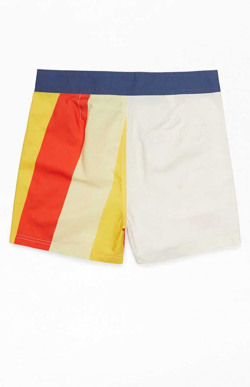 MULTI PacSun Retro Blocked 15" Boardshorts | RKINUVT-89