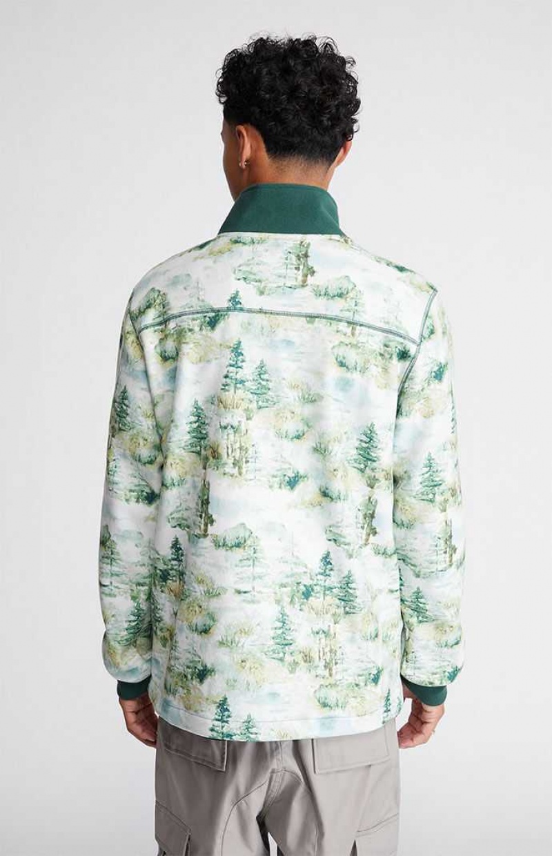 MULTI PacSun Scenic Polar Full Zip Sweater | CDOWPXZ-25