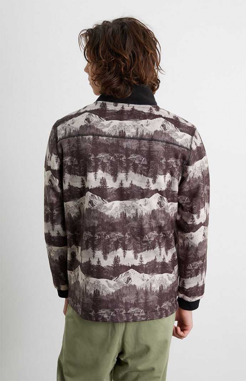 MULTI PacSun Scenic Polar Full Zip Sweater | QBXIFVM-86