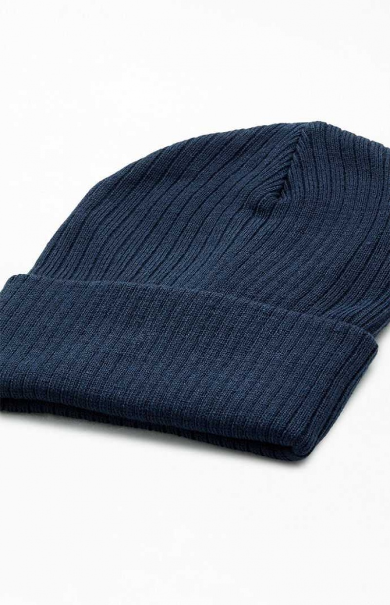 NAVY PacSun Basic Beanie | INCDOUX-04