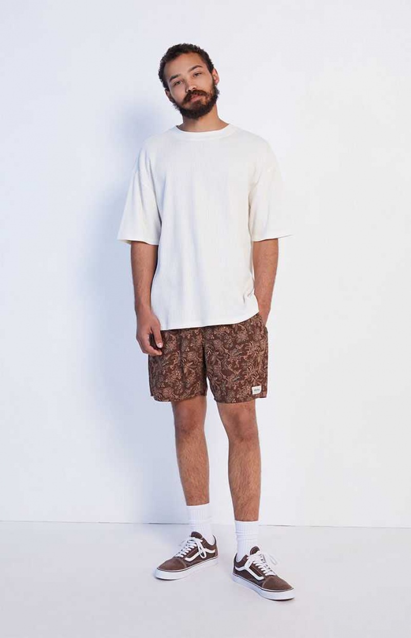 OFF WHITE PacSun Off White Boxy Waffle T-Shirt | MVFPBWH-35