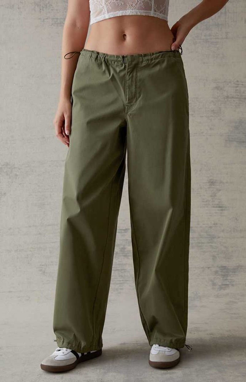 OLIVE PacSun Baggy Pull-On Pants | ALBJFWN-84