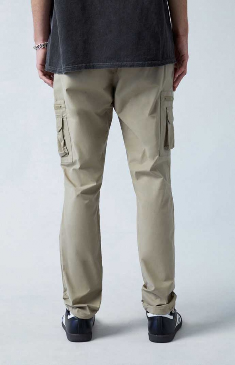 OLIVE PacSun Eco Stretch Olive Slim Cargo Pants | OZMQHSJ-64