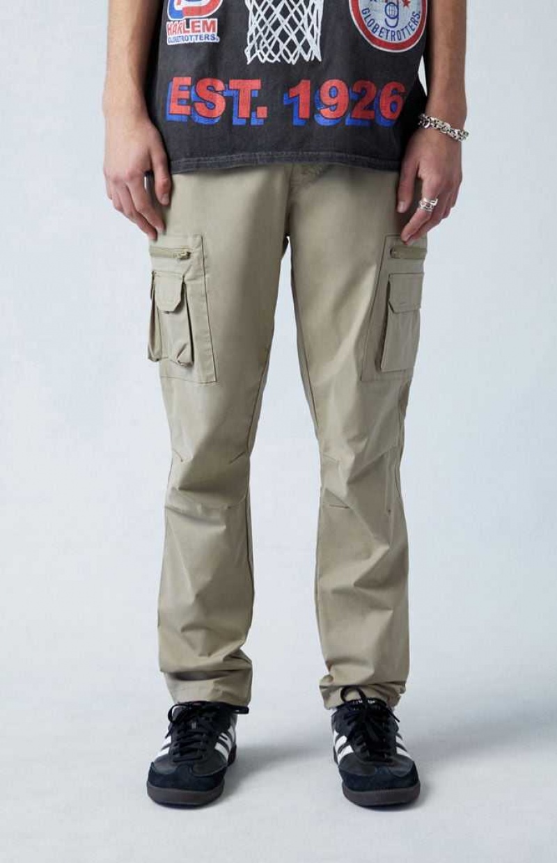 OLIVE PacSun Eco Stretch Olive Slim Cargo Pants | OZMQHSJ-64