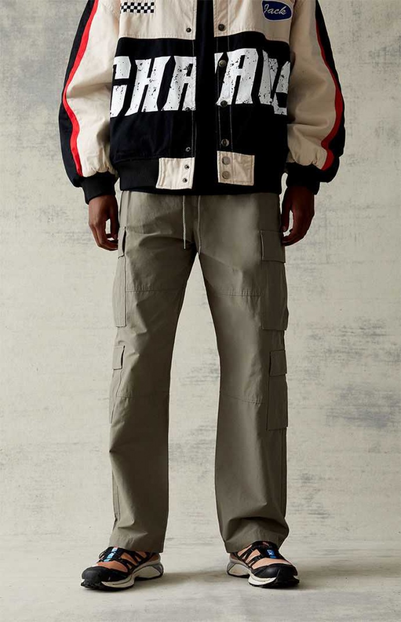 OLIVE PacSun Olive Baggy Cargo Pants | UATEQWV-31