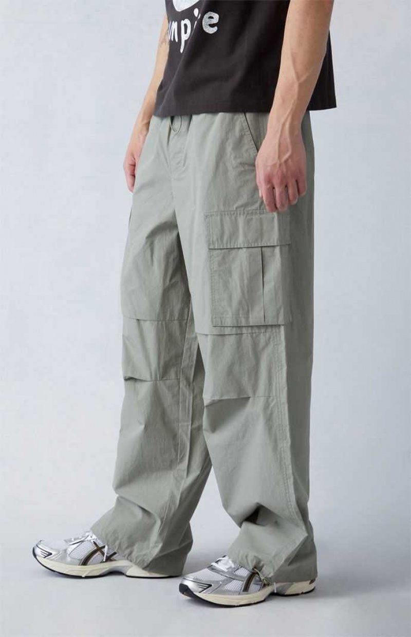 OLIVE PacSun Olive Canvas Parachute Pants | RCHFMBL-21