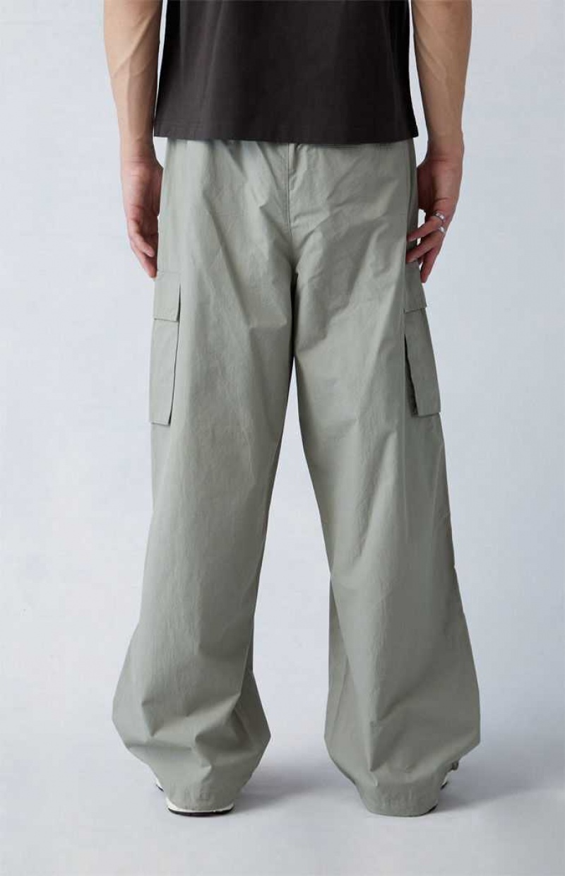 OLIVE PacSun Olive Canvas Parachute Pants | RCHFMBL-21