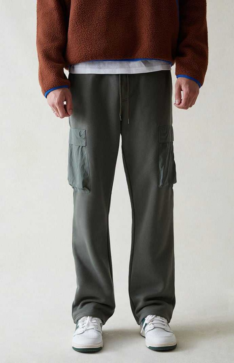 OLIVE PacSun Olive Cargo Sweatpants | WRCDOKP-21