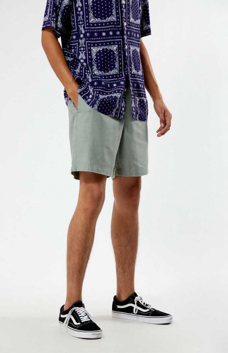 OLIVE PacSun Olive Volley Shorts | QBMZGPL-01