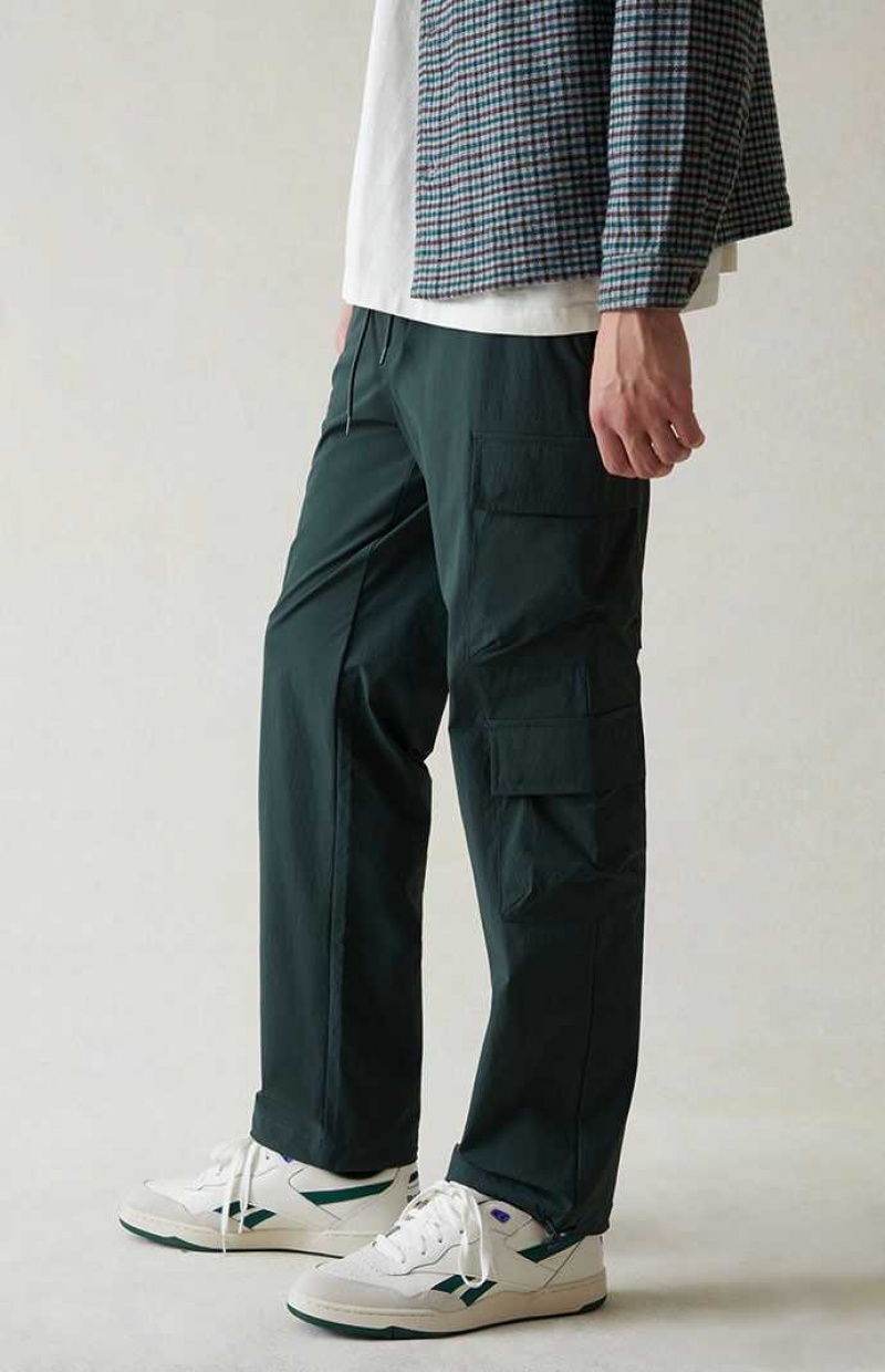 PINE PacSun Performance Green Straight Cargo Pants | RDWEVZN-73