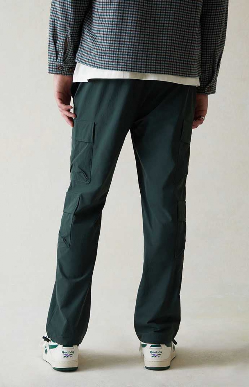 PINE PacSun Performance Green Straight Cargo Pants | RDWEVZN-73