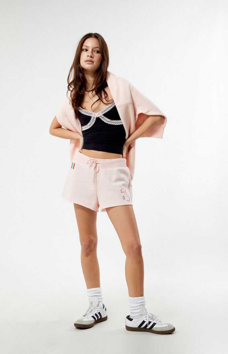 PINK PacSun Italy Mini Sweat Shorts | PRYNCXJ-05