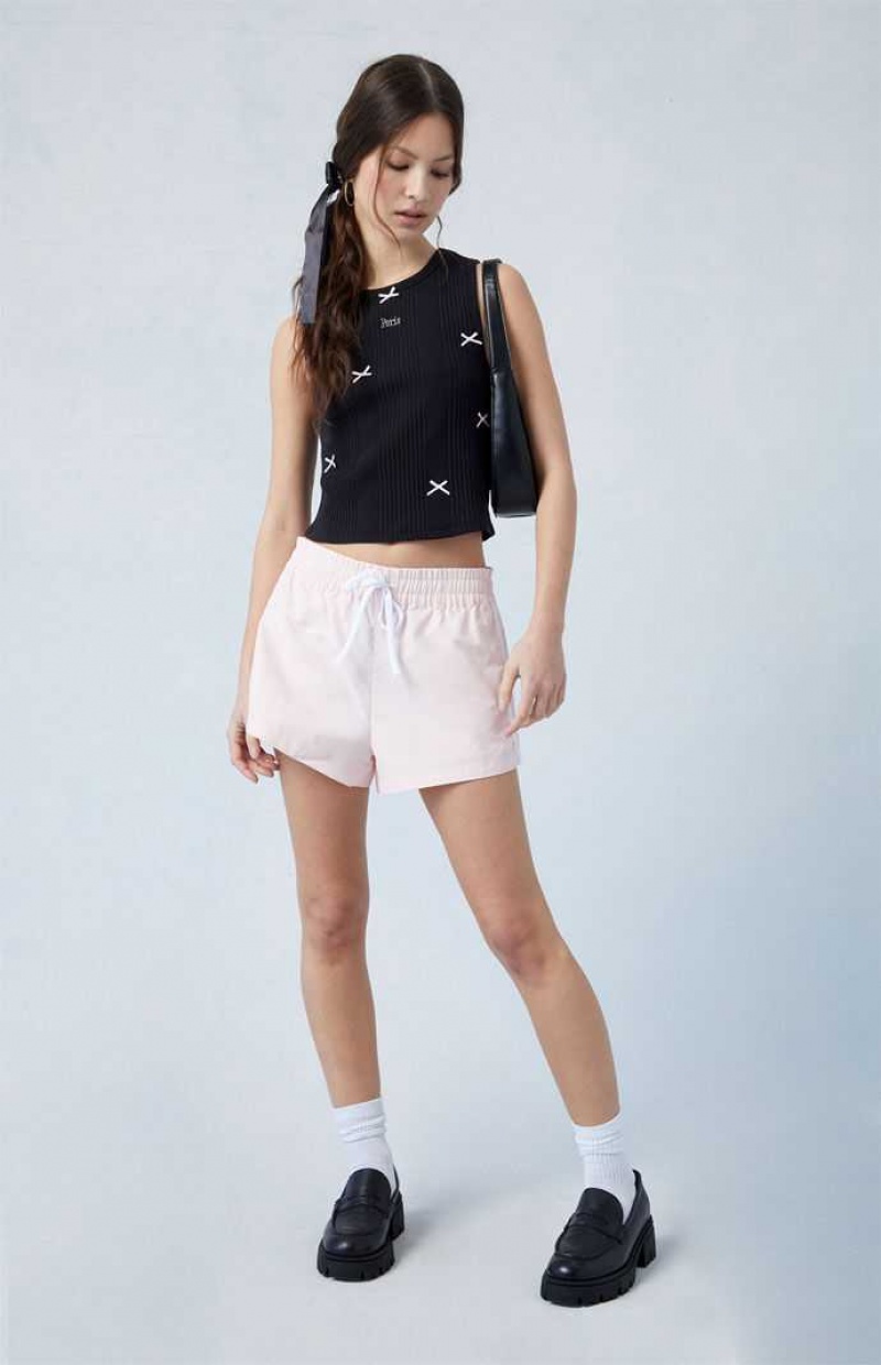 PINK PacSun Pink Track Shorts | PNCZYWV-40