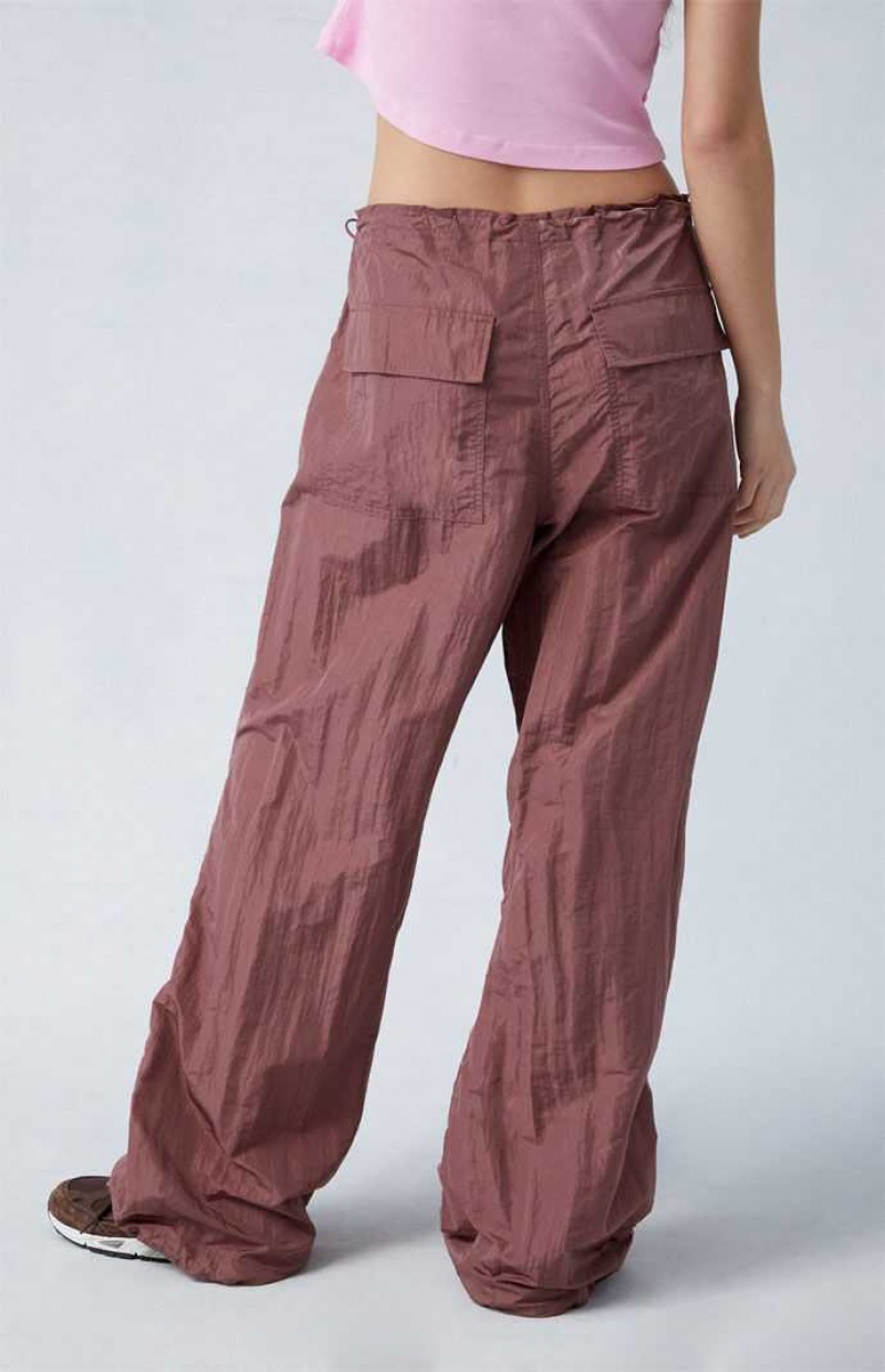 PINK PacSun Shine Low Rise Parachute Pants | BFECZVT-86