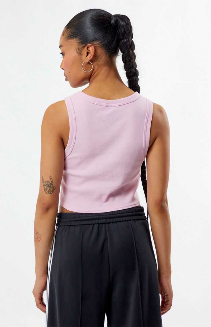 PINK PacSun Volleyball Ribbed Tank Top | WULGXPI-06