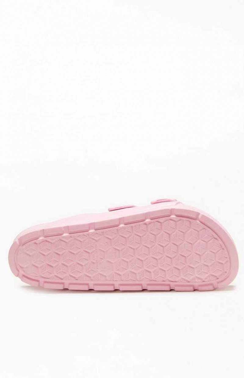 PINK PacSun Women's Buckle Strap Sandals | IULNWRF-64