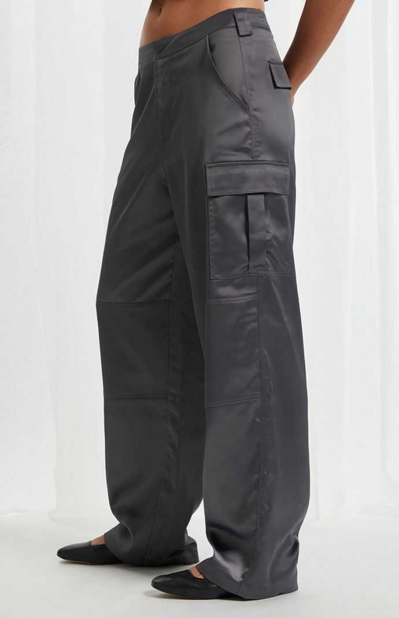 PacSun Satin Cargo Pants | IEKTBSO-49