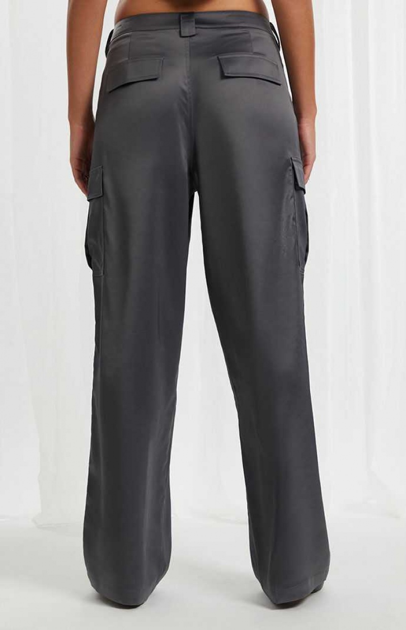 PacSun Satin Cargo Pants | IEKTBSO-49