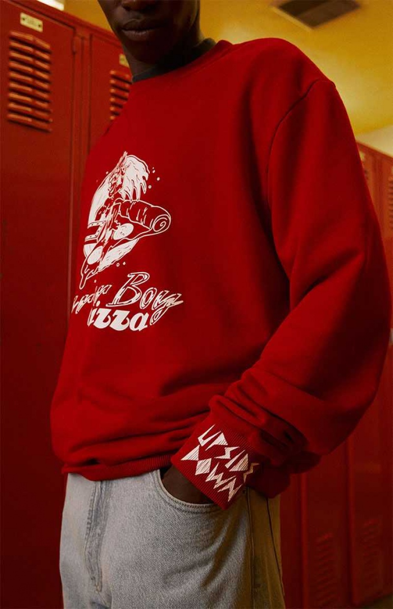 PacSun Stranger Things x Surfer Boy Crew Neck Sweatshirt | XJHZYUI-86